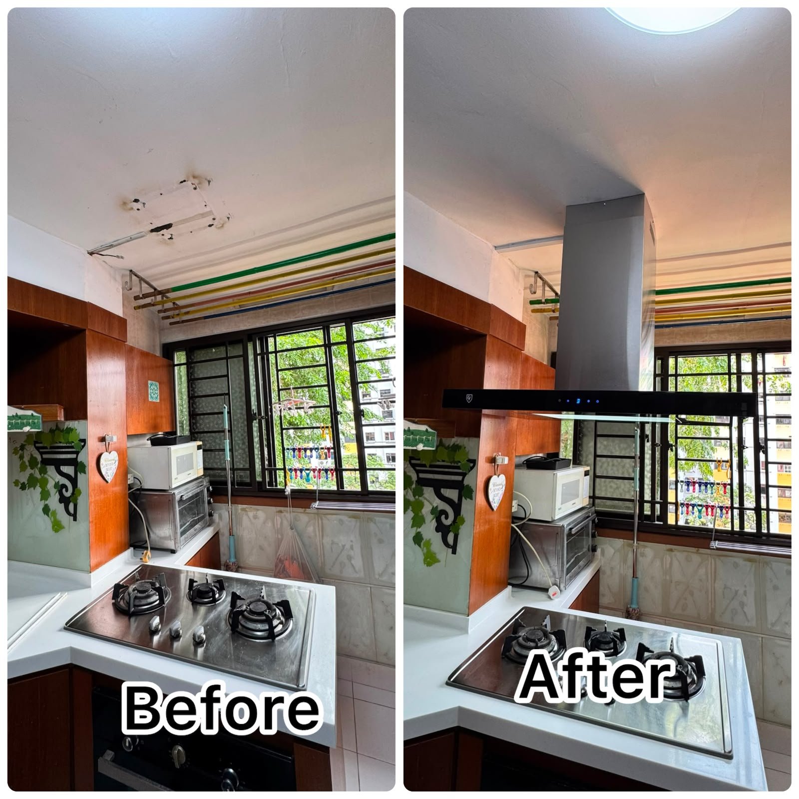 Kitchen Cooker Hood Installation Service in Singapore